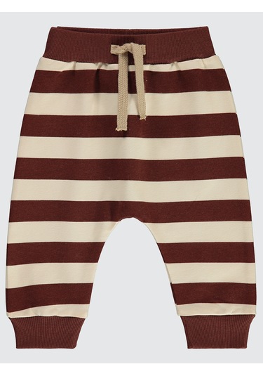 Civil Baby Erkek Bebek Patiksiz Tek Alt 6-18 Ay Çikolata Kahve Çikolata Kahve Kahverengi