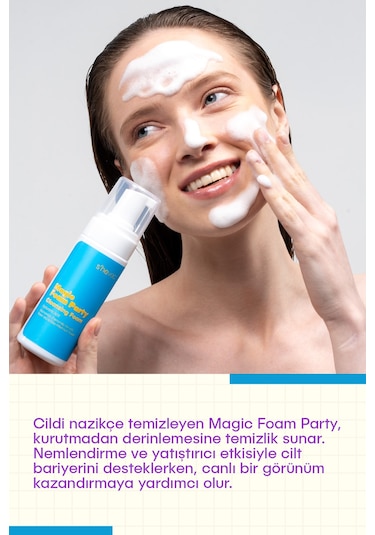She Vec Magic Foam Party Nemlendirici Yüz Temizleme Köpüğü 150 ML