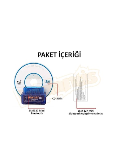 Elm327 Super Mini Bluetooth V2.1 Obd2 N11.88