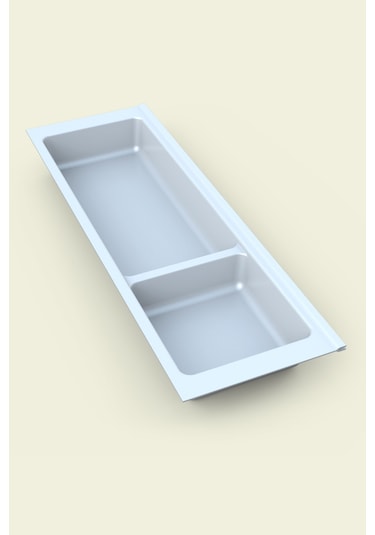 Mutfak Çekmece Içi Kaşıklık 94cm X 48cm Yanlar Ve Boydan 4cm Kesilebilir, Beyaz Beyaz