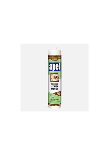 Apel Silikonize Akrilik Mastik Kahverengi As55 500 Gr
