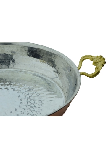El Yapımı 3 Lü Set 14.5cm,16cm,18cm Bakır Sahan Tava Seti