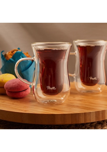 Perotti Double Wall Kuplu Çay Bardağı 2 Parça