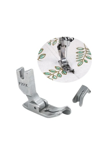 1 Adet 3mm-10mm P351x Sağ Kenar Kılavuzu Baskı Ayağı Yeni Dikiş Makinesi Aksesuarları 5mm