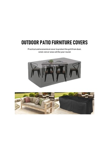 Flybuy Uv Teraş Su Sandalyeler Rüzgar Oxford Mobilya Masa Örtüsü Kanepe İpli Suya Dayanıklı Bahçe Çim Bank Açık DiğER