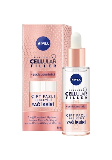 Nivea Hyaluron Cellular Filler Şekillendirici Çift Fazlı Besleyici Yağ İksiri 30 ML