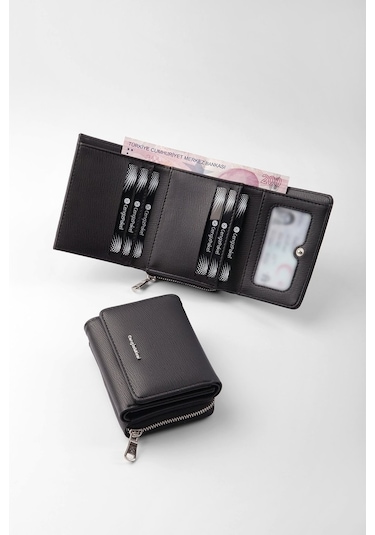 Cengiz Pakel Antalya Kadın Cüzdan-Portföy 65221A-Siyah (490902312)-65221A-Siyah