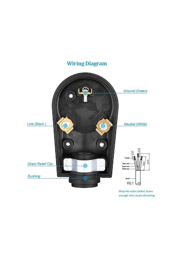 Xuweiwei Ed-304p Heavy-duty Rv Erkek Fiş Nema Tt-30p 125v Abs Malzeme Basınç Dayanıklı Kol Trailer Karavan