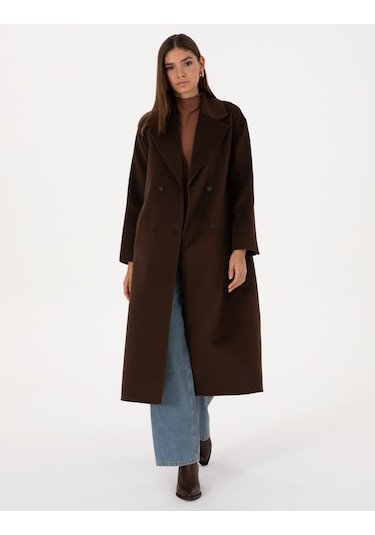 Pierre Cardin Kadın Kahverengi Kaban 50308929-vr029 Kahverengi