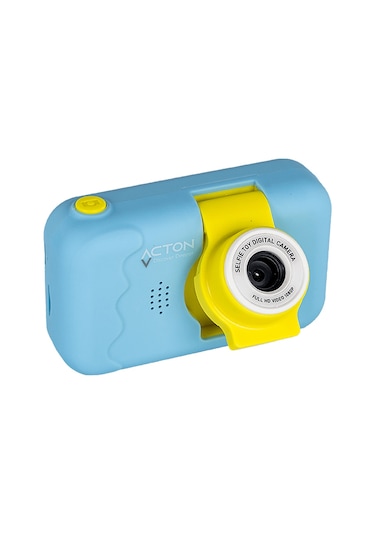 Acton Full HD Dijital Çocuk Fotoğraf Makinesi Mavi