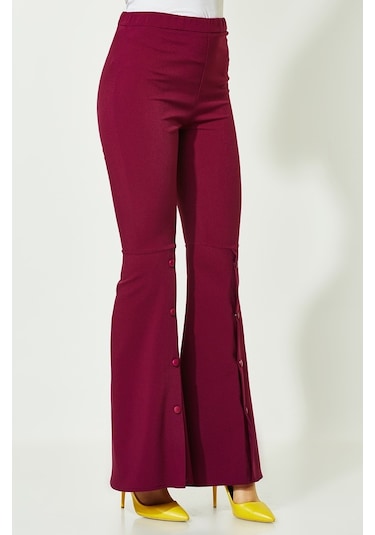 Soralline Kadın Pantalon 1692 Mürdüm Mürdüm
