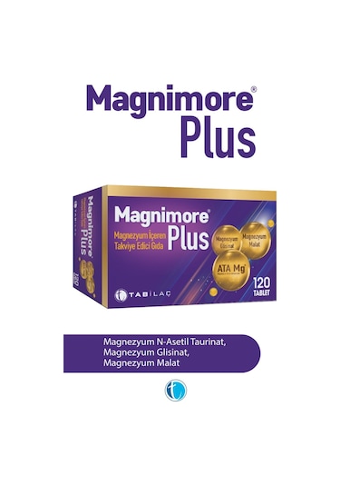 Magnimore Plus Magnezyum 120 Tablet