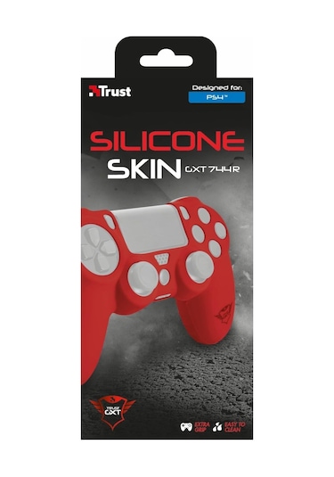 Gxt 744r Kırmızı Transparan Silikon Joystick Gamepad Kılıf