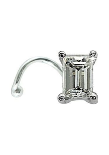 0,20 Karat Baget Pırlanta Hızma - 18 Ayar Beyaz