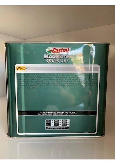 Castrol Magnatec 5W-30 Tam Sentetik Motor Yağı 10.5 L