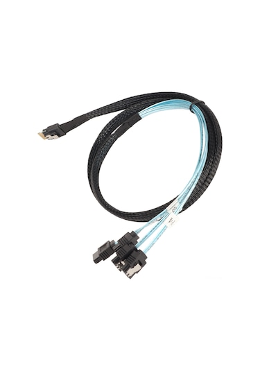 Vkemall Sff-8654 İle 4 Sata 7pin Bağlantılı 12gbps Hızlı Veri Transferi Sunucu Sas Kablosu 1 Metre