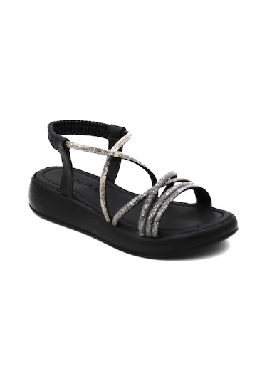 Castle Black 35250-1 Kadın Sandalet Siyah