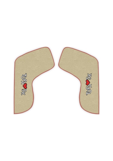 Tofaş Şahin Doğan Kartal Torpido Vites Konsol Koruma Halısı Orta Konsol Bej Renk Yan Kaplama Kumaş