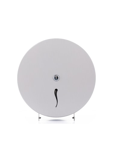 ARGESAN-Paslanmaz Çelik Jumbo Tuvalet Kağıtlığı MINI Q22 cm-KROM