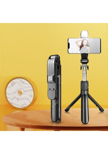 Cbtx Xt02s Mini Bluetooth Canlı Tripod Selfie Stick Siyah