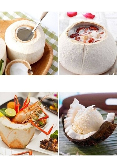 Ulzyvf Tıraş Seti Paslanmaz Kabuğu Hindistan Cevizi Çelik Arada Aleti 304 2'si 1 Ec