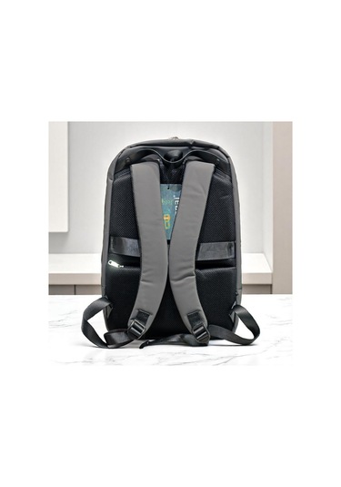 Laptop Gözlü Ve Körüklü İnce Tasarım Sırt Çantası Baggaj S24133 Gri