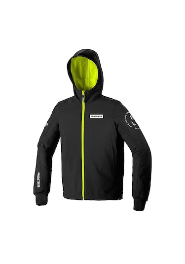 Spıdı Hoodıe Armor Evo Tekstil Ceket Siyah - Sarı