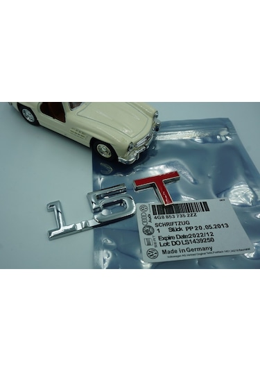 Audi 1.5 T Bagaj Krom Metal 3M 3D Yazı Logo