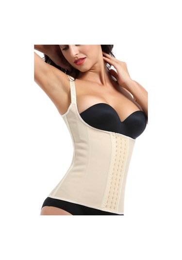 Pastimore Askılı Ten Latex Korse Ten