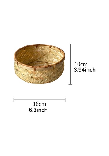 Suntek Dokuma Meyve Sepeti Masaüstü Oturma Odası Için S Kahverengi