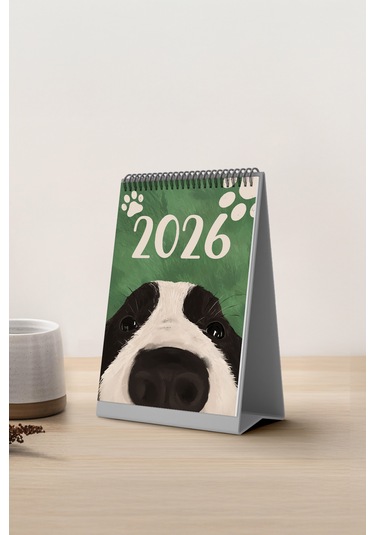 Köpek Tasarım 2026 Masa Takvimi Pytktkv026
