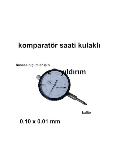 Komparatör Saati Manyetik Salgı Komparatör Saat