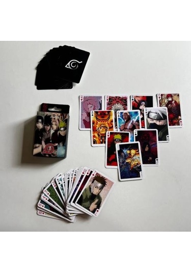 İskambil Kağıdı Animenaruto Poker Oyun Kartı 54 Adet