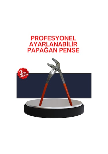 Dayanıklı Çelik Papağan Pense Ergonomik Yalıtımlı Sap