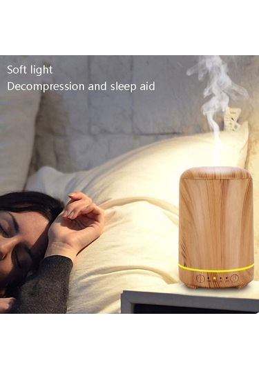 Sones Stb-105 Ahşap Desenli Aromaterapi Usb Hava Temizleyici Koyu Ahşap Desenli