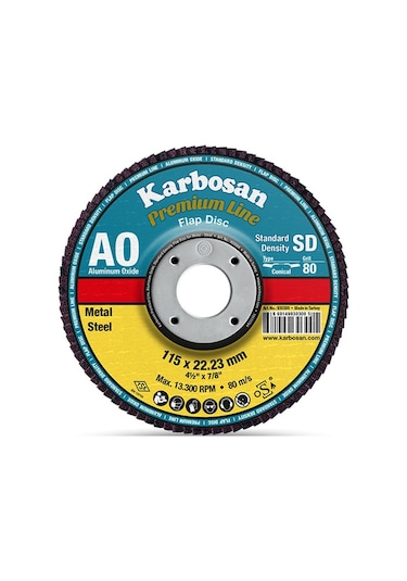 Alüminyum Oksit Flap Zımpara 115 40 Nk - 10 Adet