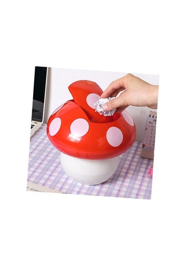 Fastbuy Küçük Kapaklı Masaüstü Çöp Kutusu, Taşınabilir Mini Çöp, Kapalı Masa Çöp Kovası