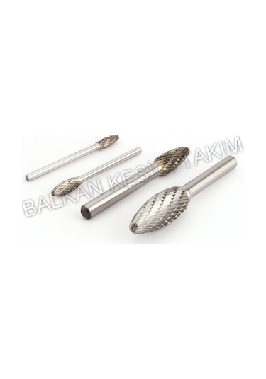 6MM KARBÜR KALIPÇI FREZE ELMAS TAŞLAMA FREZE UCU H TİPİ FETT