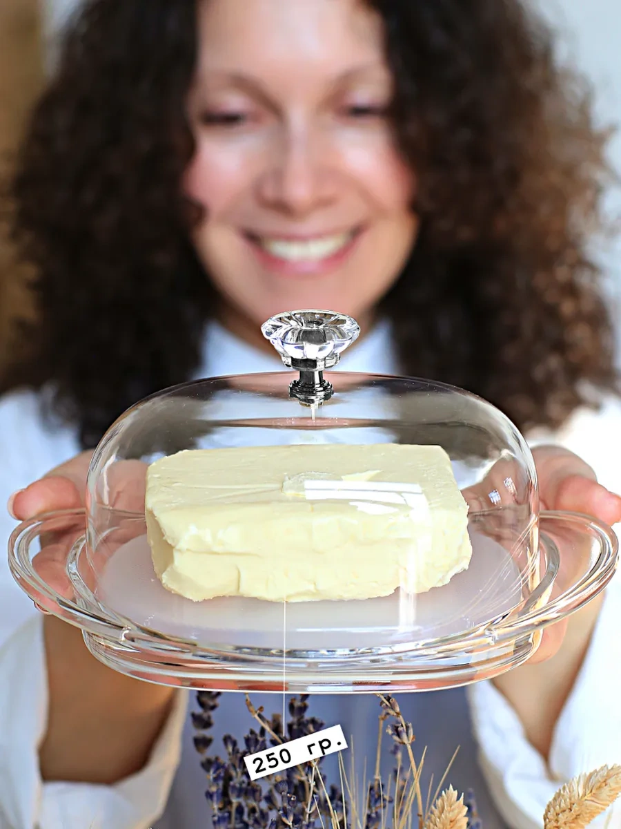 Pıta Kapaklı Teraryum Kapalı Mutfak Eşyası İçin Tereyağı Kabı 278382801 Beyaz