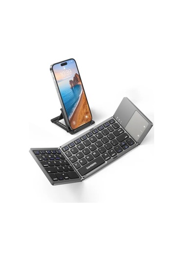 Samsers Touchpadli Katlanabilir Bluetooth Klavye Bt X 1