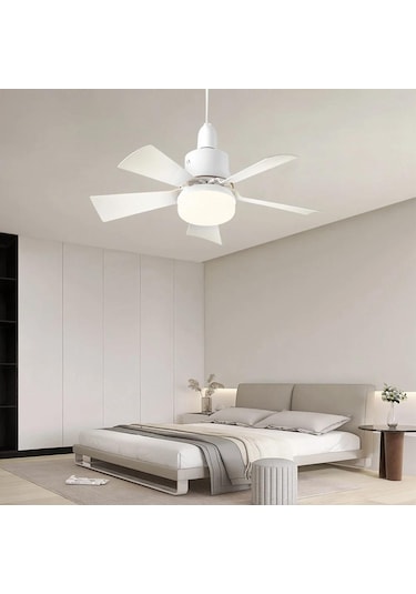 62 Watt 3 Renk Yanma Modlu Dimlenebilir Cata Lodos Kumandalı Fan Led Ampul