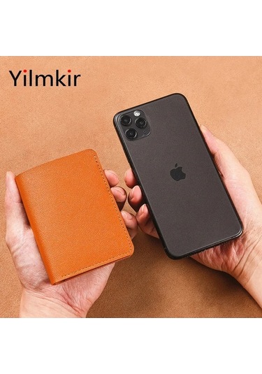 Createtech Sadelik Mini Kadın Cüzdan, Erkekler İçin, Sürücü Belgesi, Kredi Kartı, Purple Mor Mor