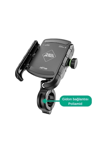 Nukrotech Mrt Cıty Poliamid Destekli Motosiklet Telefon Tutucu