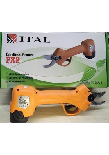 Ital Fx2 Şarjlı Akülü Budama Makası Çift  Bataryalı