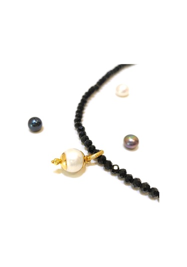 Altın Ürünler 10 MM Antik İnci Taşlı Kolye Ucu