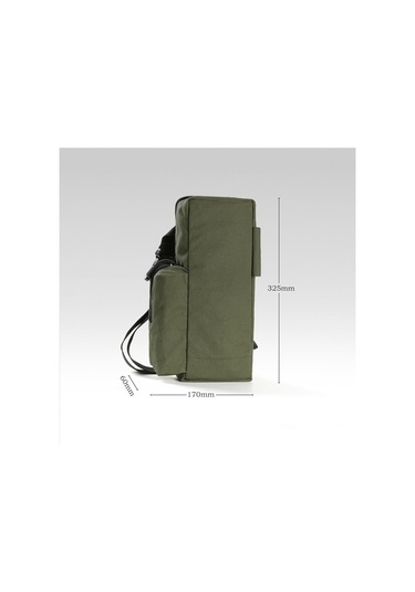 Sones Taşınabilir Kamp Tırnak Saklama Paketi Dış Mekan Alet Saklama Çantası Yeşil