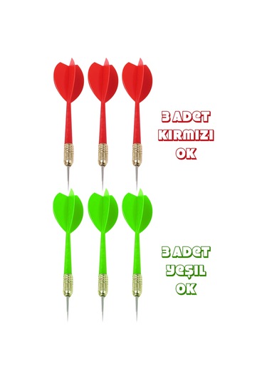 15 İnç Çift Taraflı Dart Tahtası Seti 6 Çelik Oklu Dart Hedef Tahtası Oyunu Takımı Dart Seti 517