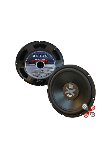 Xetec Bhp 1204 30 Cm 1000 Watt Kabinli Subwoofer Bass Hoparlör