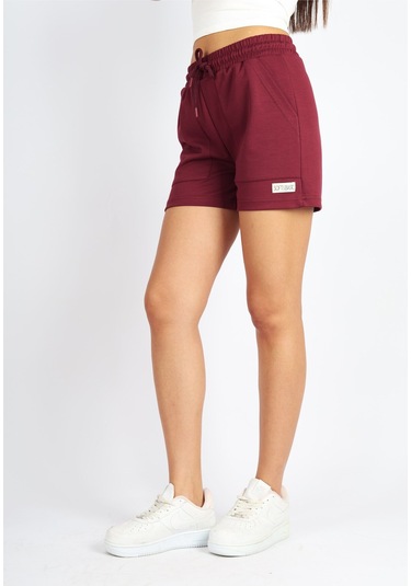 Soft&Basic Bordo Modal Rahat Kumaş Şort Bordo