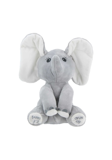 Babycim Cee Ee Oyuncu Fil Jumbo Eğitici Peluş Fil Sesli Hareketli